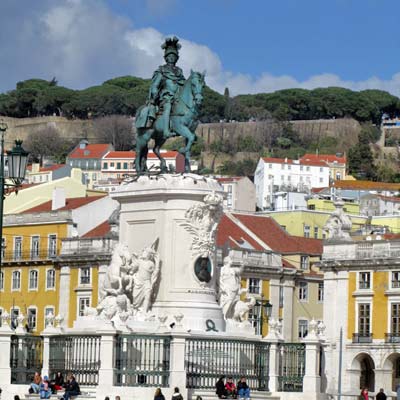 Statue von König Joseph Lissabon
