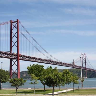 Lissabon Brücke Ponte 25 de Abril