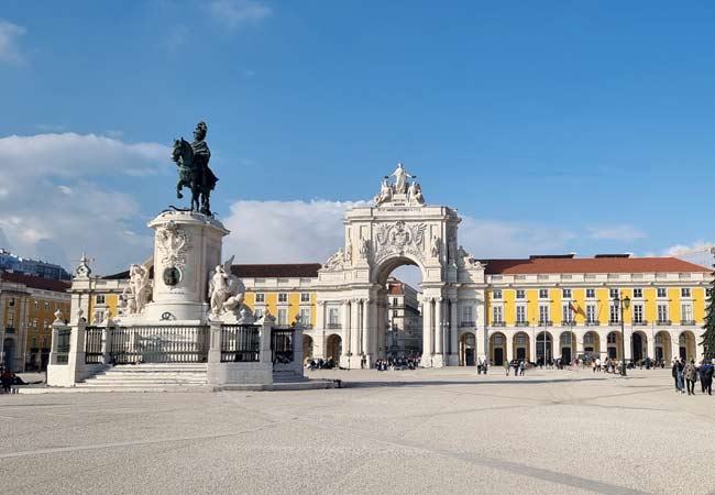 Praça do Comércio Lizbonie