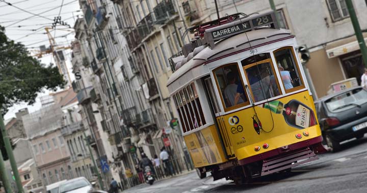 Lisbon tram number 28