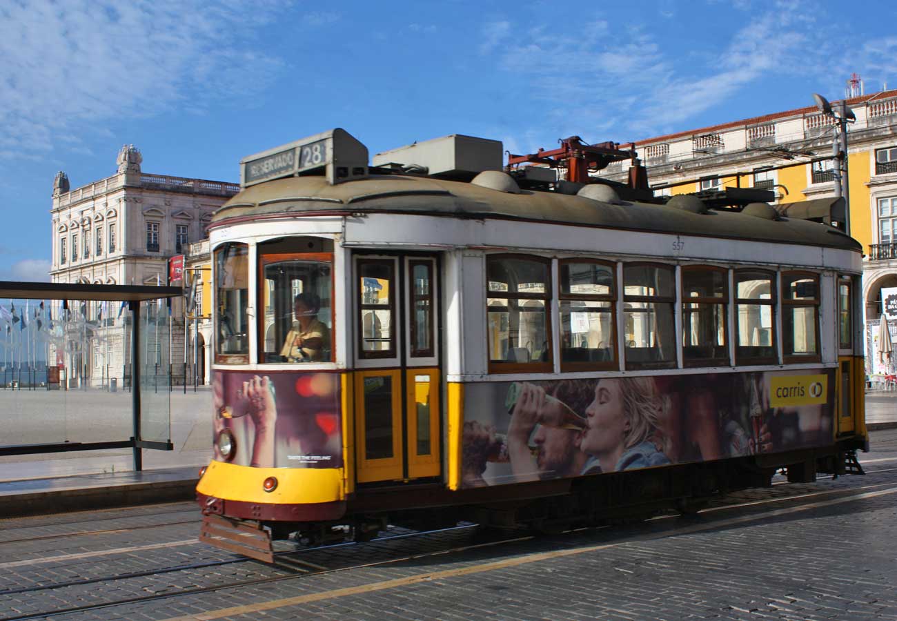 tram nummer 28 Lissabon