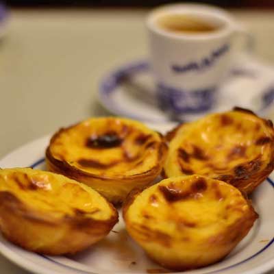 Lisbon pastries cakes  coffee