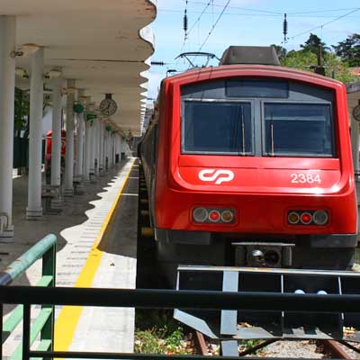 La estación de Sintra es la última parada del tren
