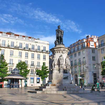 Praça Luís de Camões Lissabon