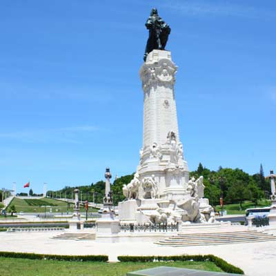 A Praça Marquês de Pombal lisboa