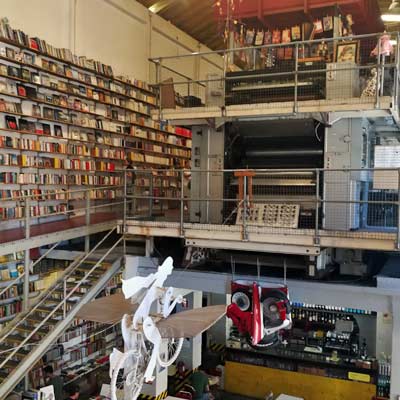 Der Buchladen Ler Devagar in der ehemaligen Druckerei