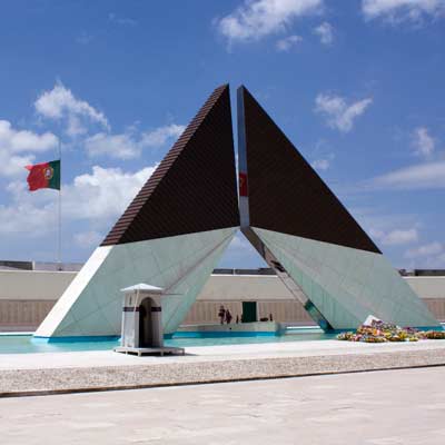 The Monumento Combatentes Ultramar Lisbon