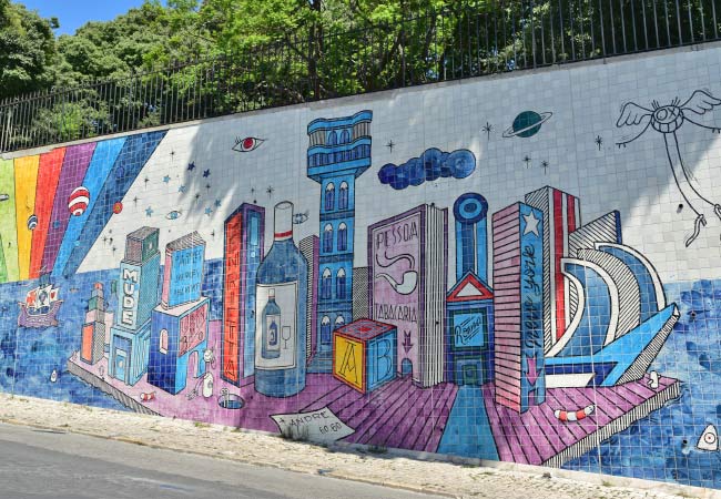 Mural de Azulejos - Botto Machado