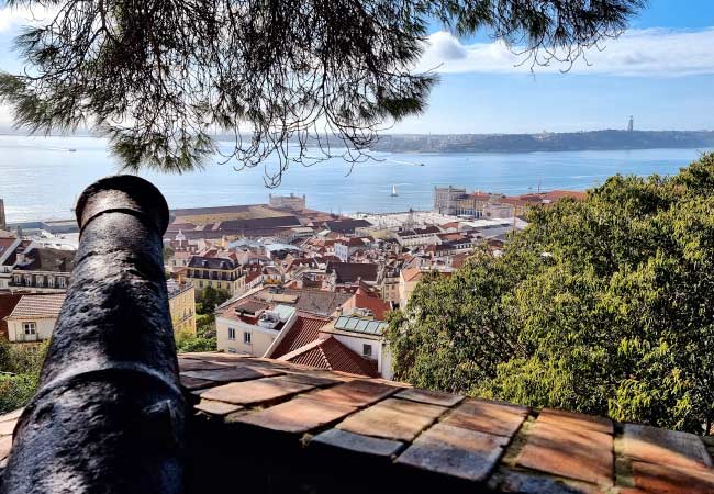 Le belvédère (Miradouro) du Castelo de São Jorge