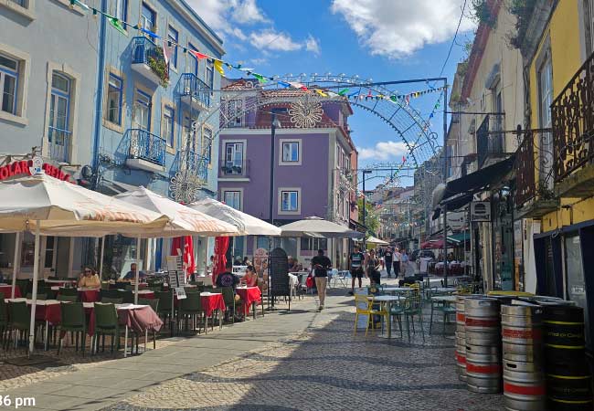 The restaurants and Cervejarias of Cacilhas