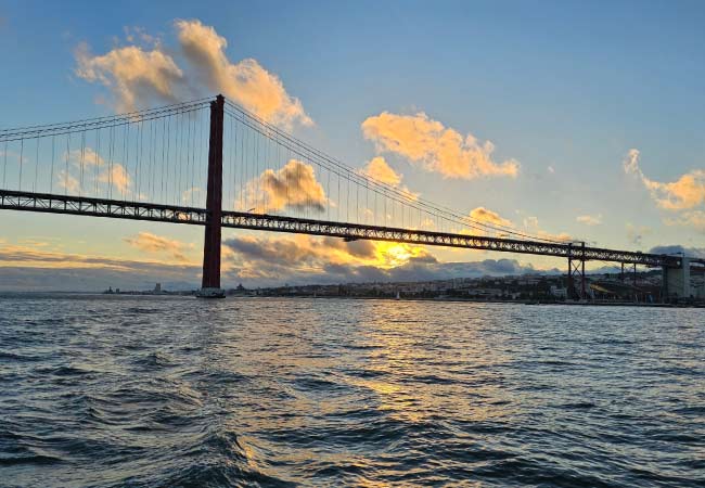 Sunset from the River Tejo