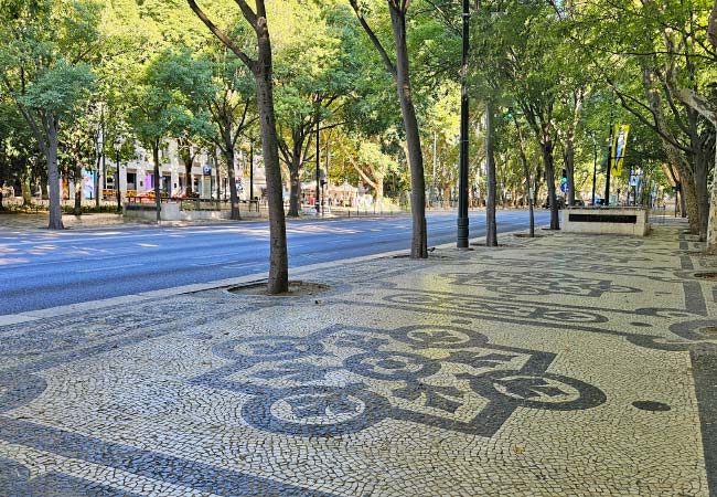 L'Avenida da Liberdade Lisbona