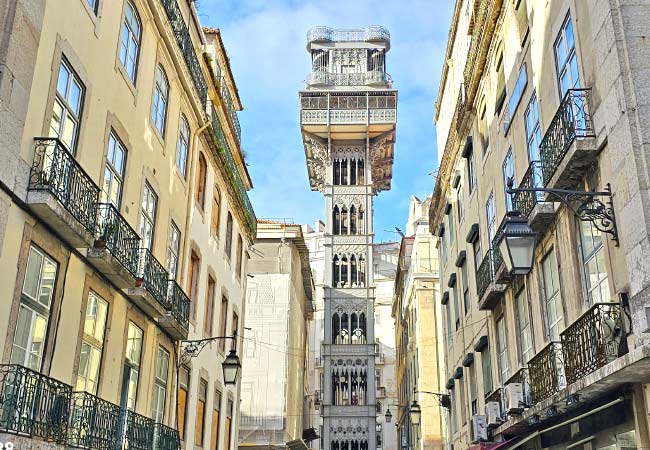 Ascenseur de Santa Justa Lisbonne