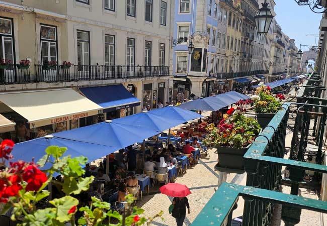 Rua Augusta a Lisbona