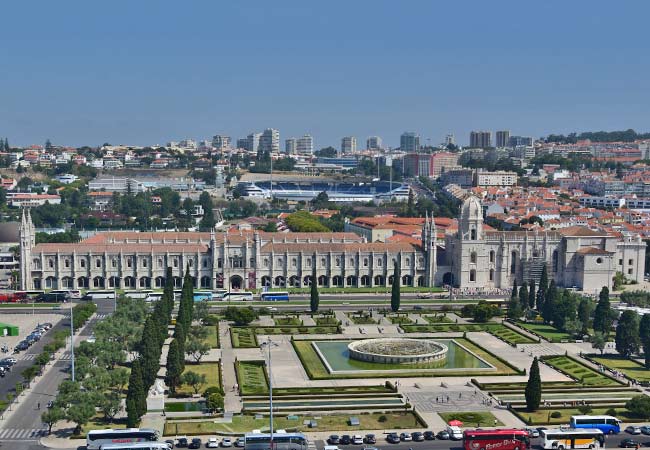 Mosteiro dos Jeronimos cloister Lizbona