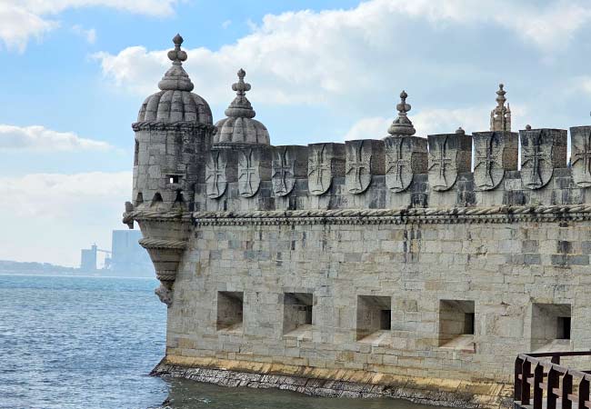 Torre de Belem battlements