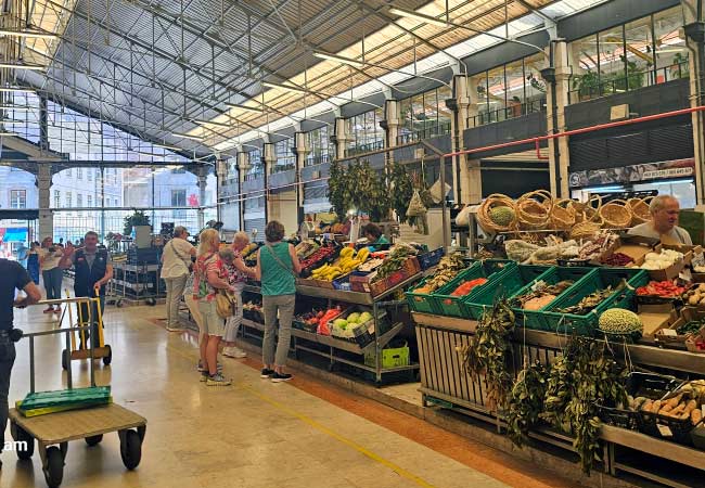 Ribeira market Lisbon