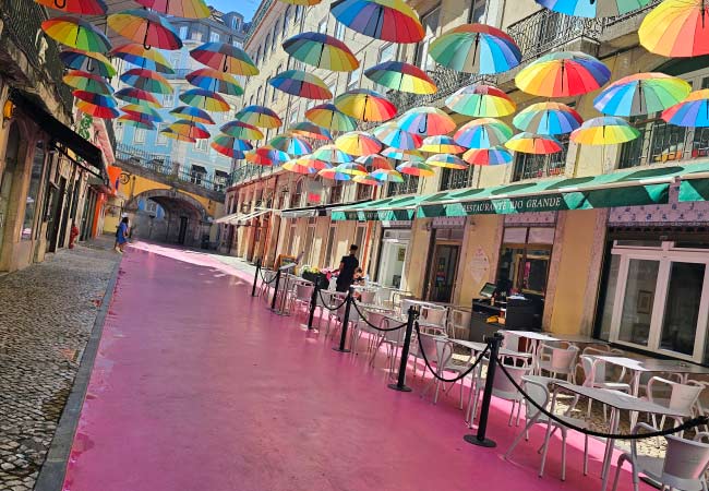 Pink Street lisboa calle rosa