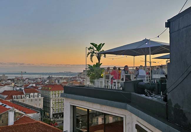 Rooftop Bar dell'Hotel Mundial, Lisbona