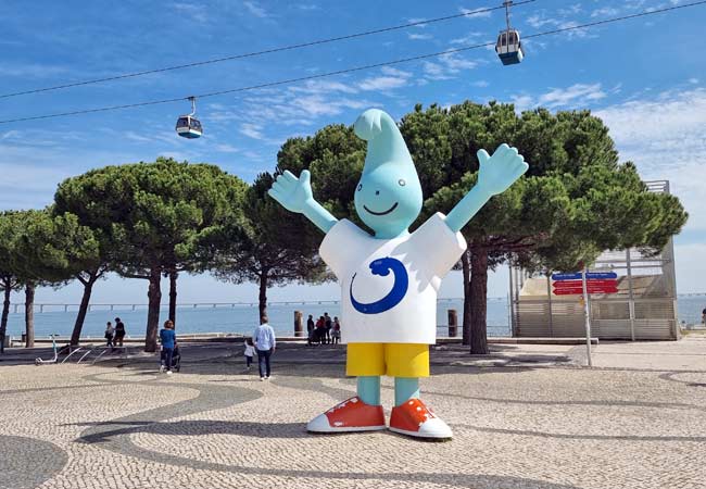 Gil mascot Parque das Nações