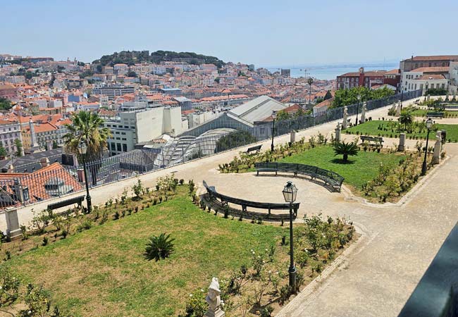 Jardim de São Pedro de Alcântara Lizbona