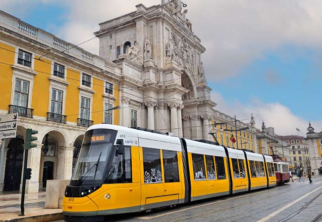 E15 tramway Praça do Comércio