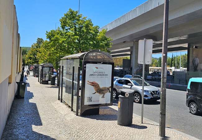 Fermata degli autobus Carris Metropolitana per Sesimbra