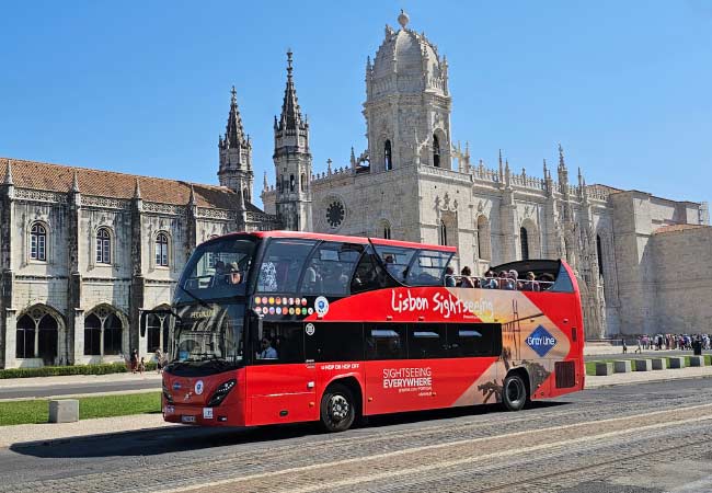 City-Sightseeing tour bus Lisbon
