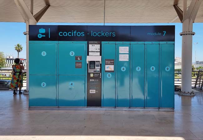 Lissabon airport Left luggage and lockers