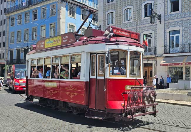 historic tram Yellow Bus tours Lisbon