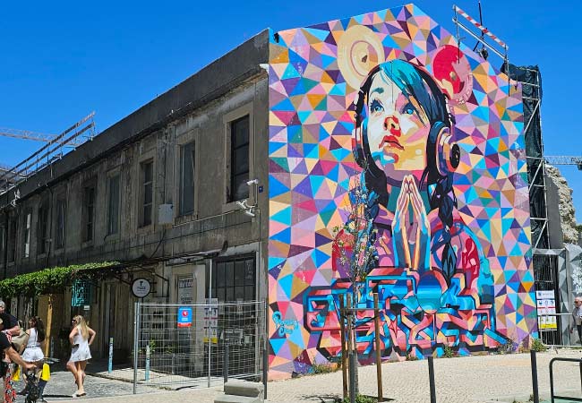Urban art in Lx Factory