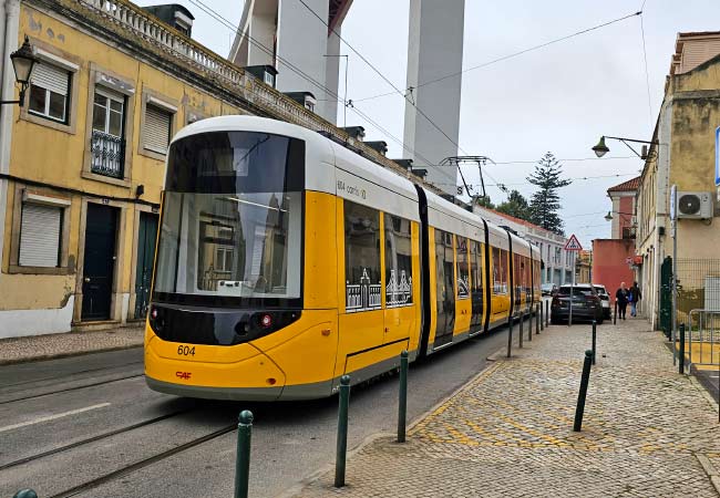 E15 tram Alcântara