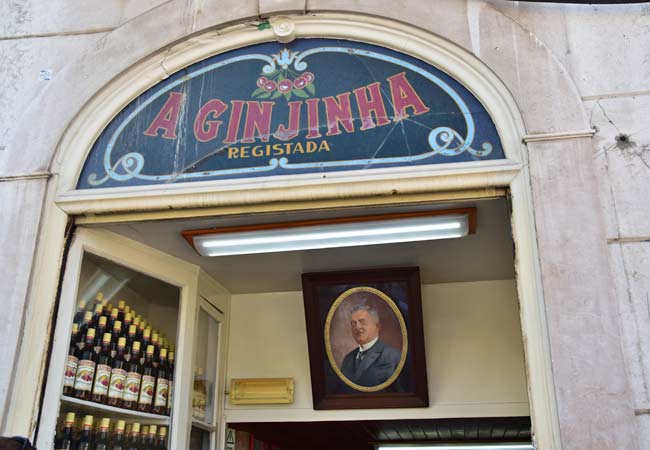 A Ginjinha bar Lizbona