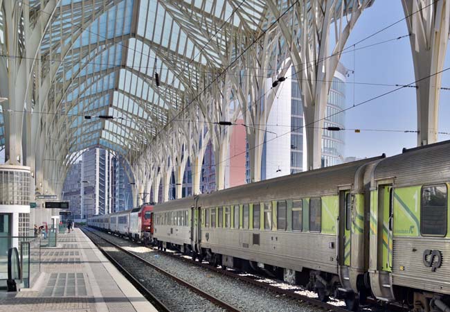 La stazione di Oriente a Lisbona