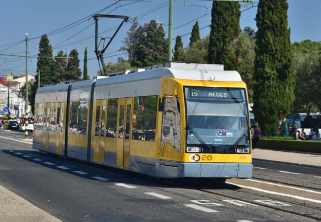 Le tram E15 Lisbonne