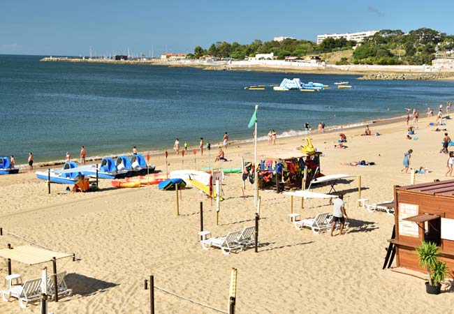 Oeiras beach sea activities