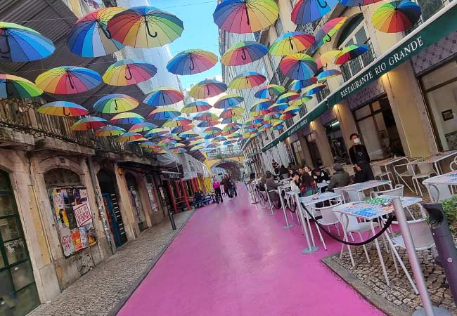 Pink Street Lizbona