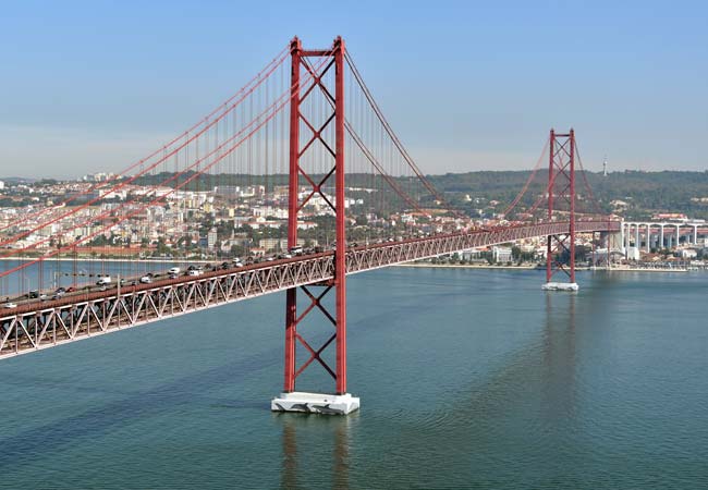 Ponte 25 de Abril Lissabon hervorragenden Blick