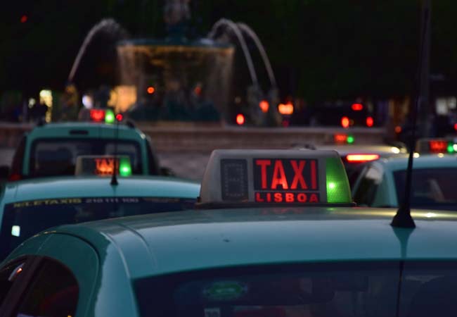 taksówkach Lizbonie
